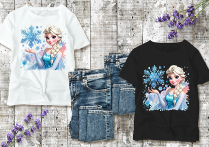 T-shirt enfant Anna & Elsa