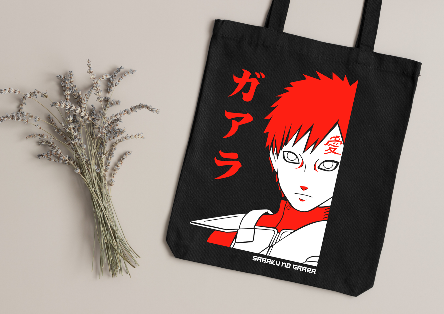 Tote Bag Anime – 104 modèles au choix – Noir