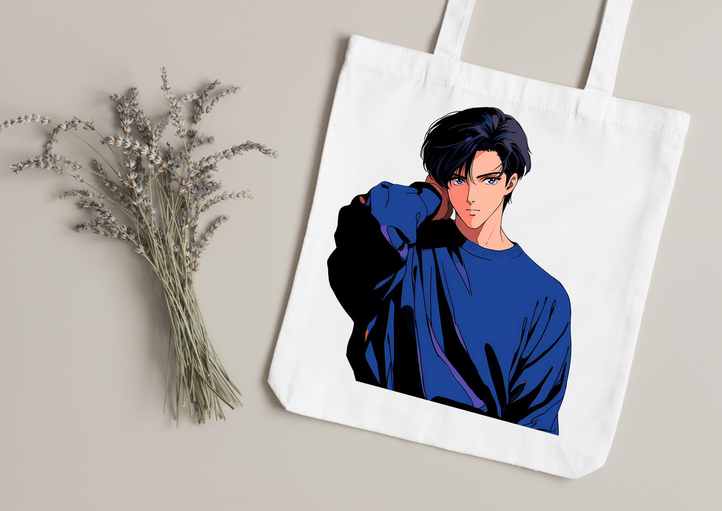 Tote Bag Retro Anime Nostalgia – 61 modèles au choix – Noir ou Blanc