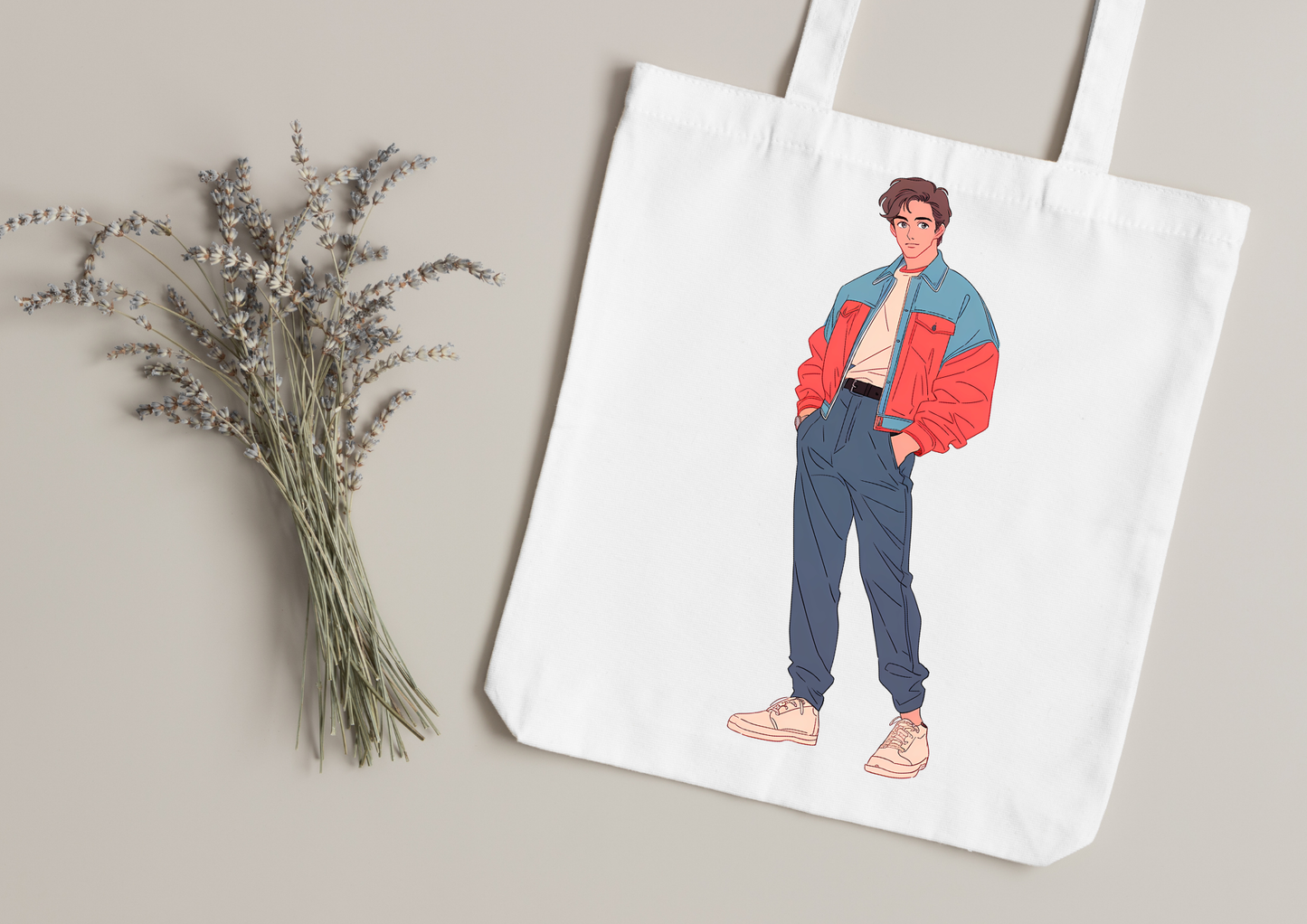 Tote Bag Retro Anime Nostalgia – 61 modèles au choix – Noir ou Blanc