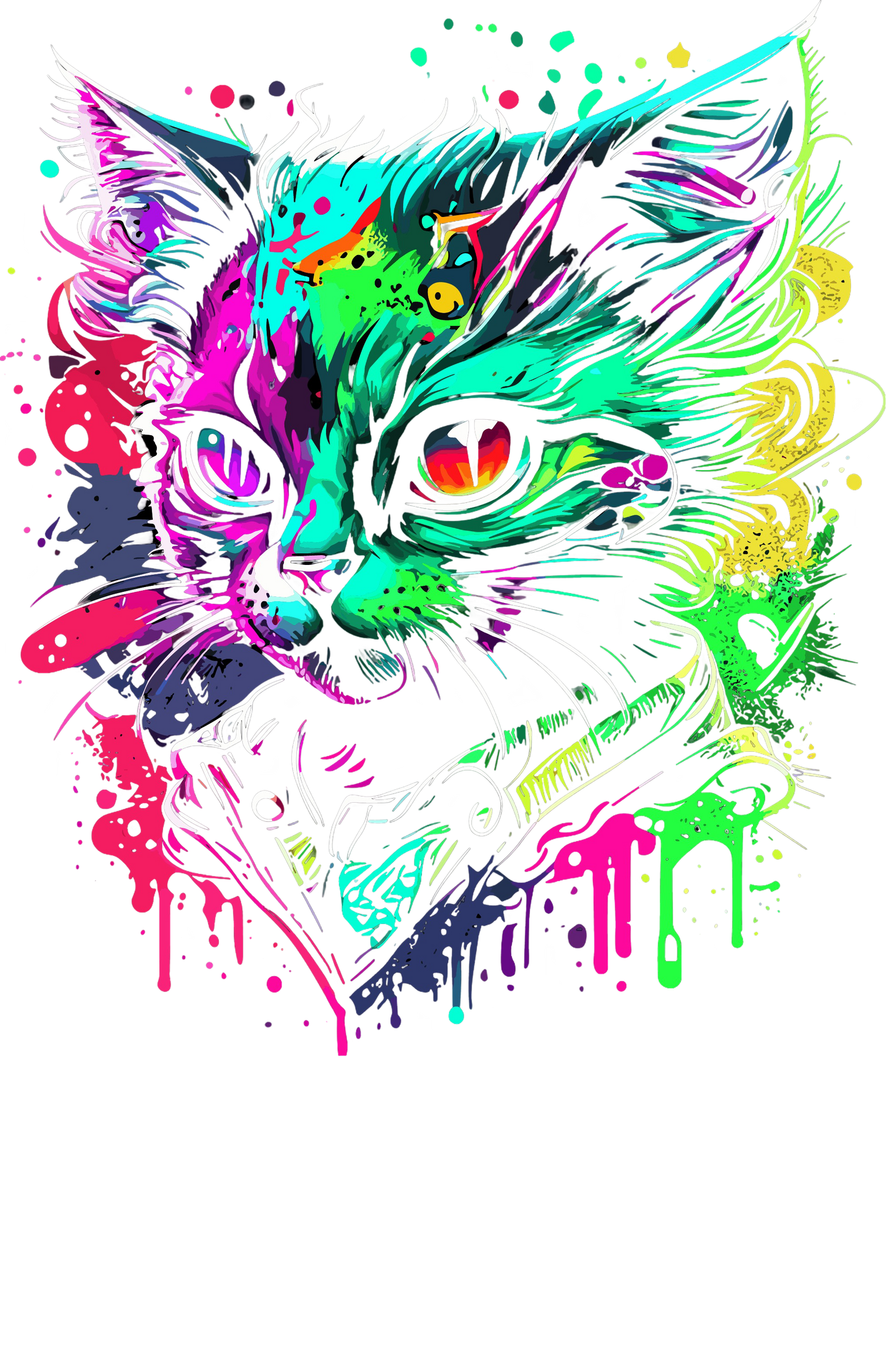 Psychedelic Designs – Fichier PNG Haute Qualité – 100 modèles au choix