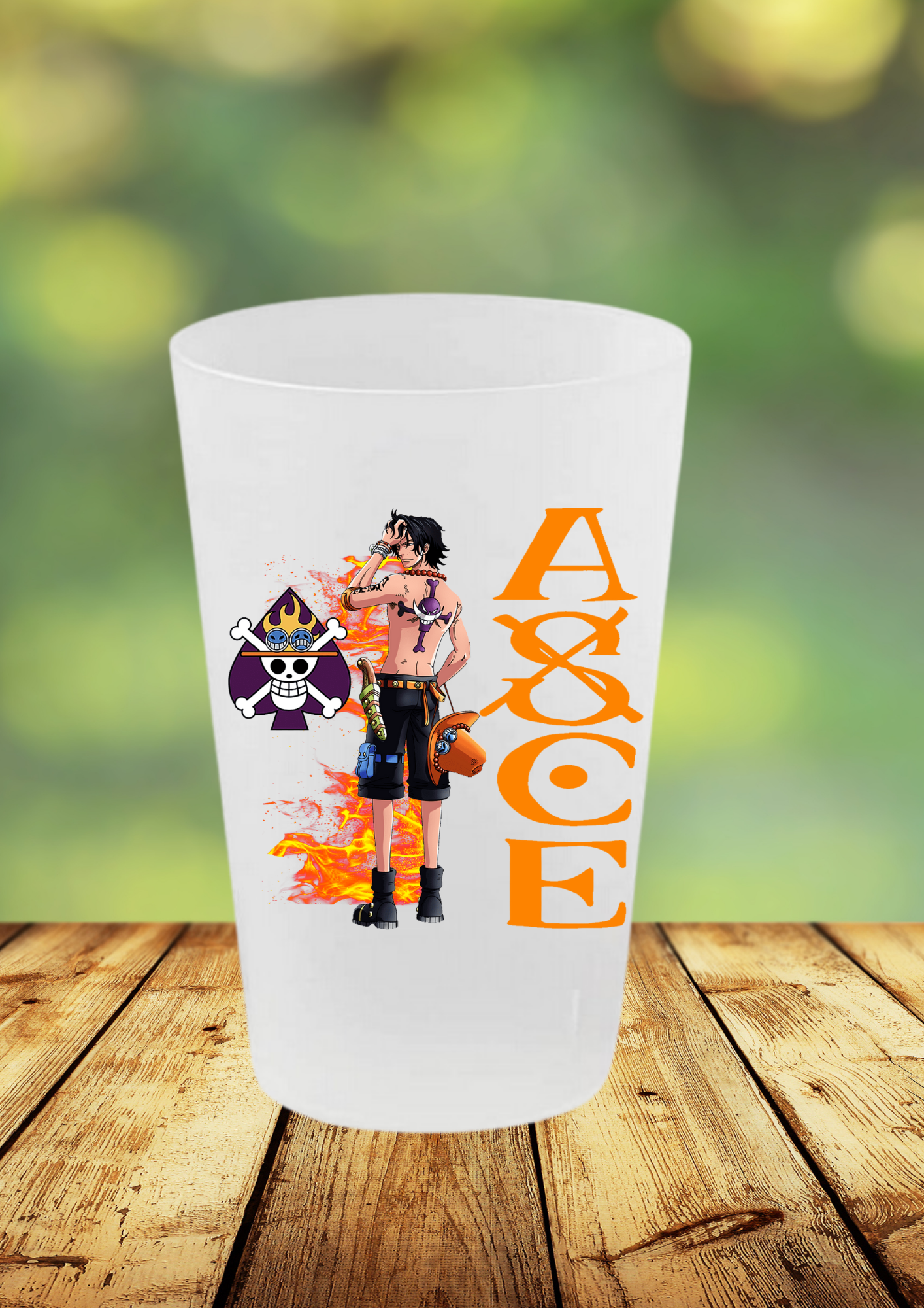 Gobelet One Piece – Impression DTF UV – 136 modèles au choix