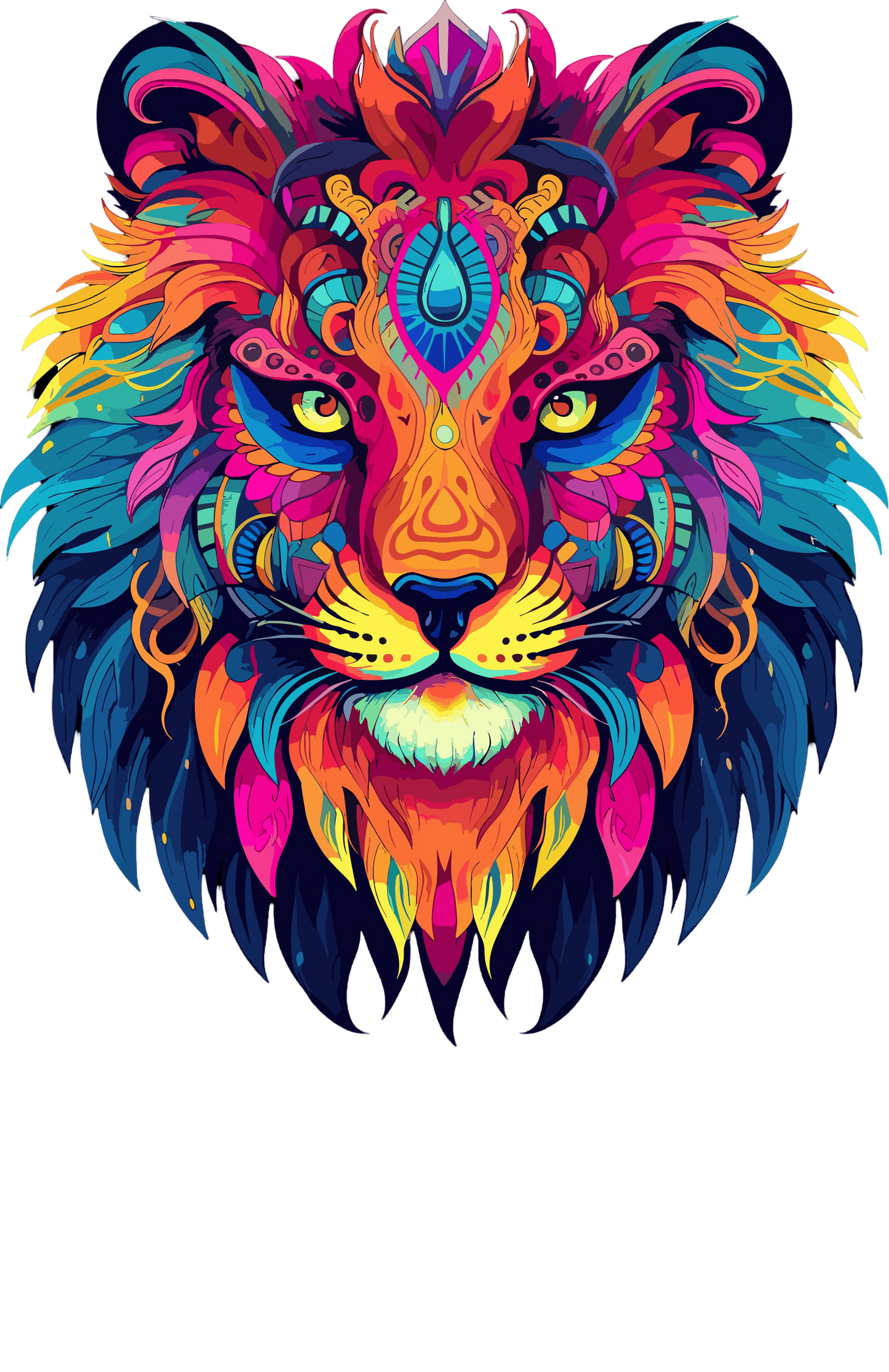 Psychedelic Designs – Fichier PNG Haute Qualité – 100 modèles au choix