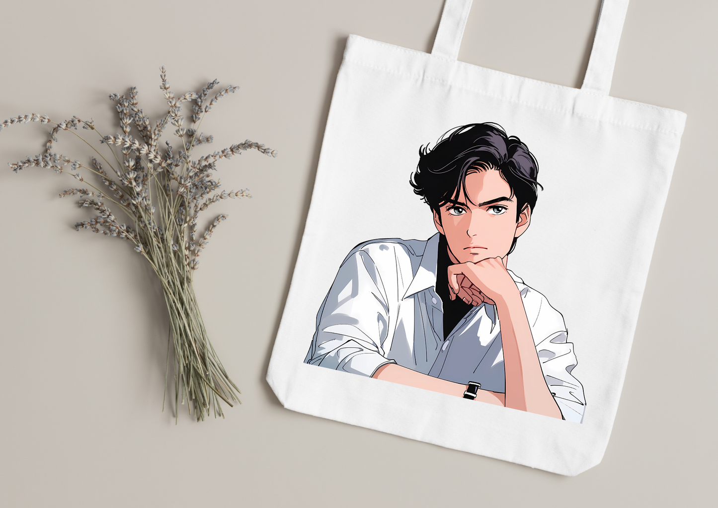 Tote Bag Retro Anime Nostalgia – 61 modèles au choix – Noir ou Blanc