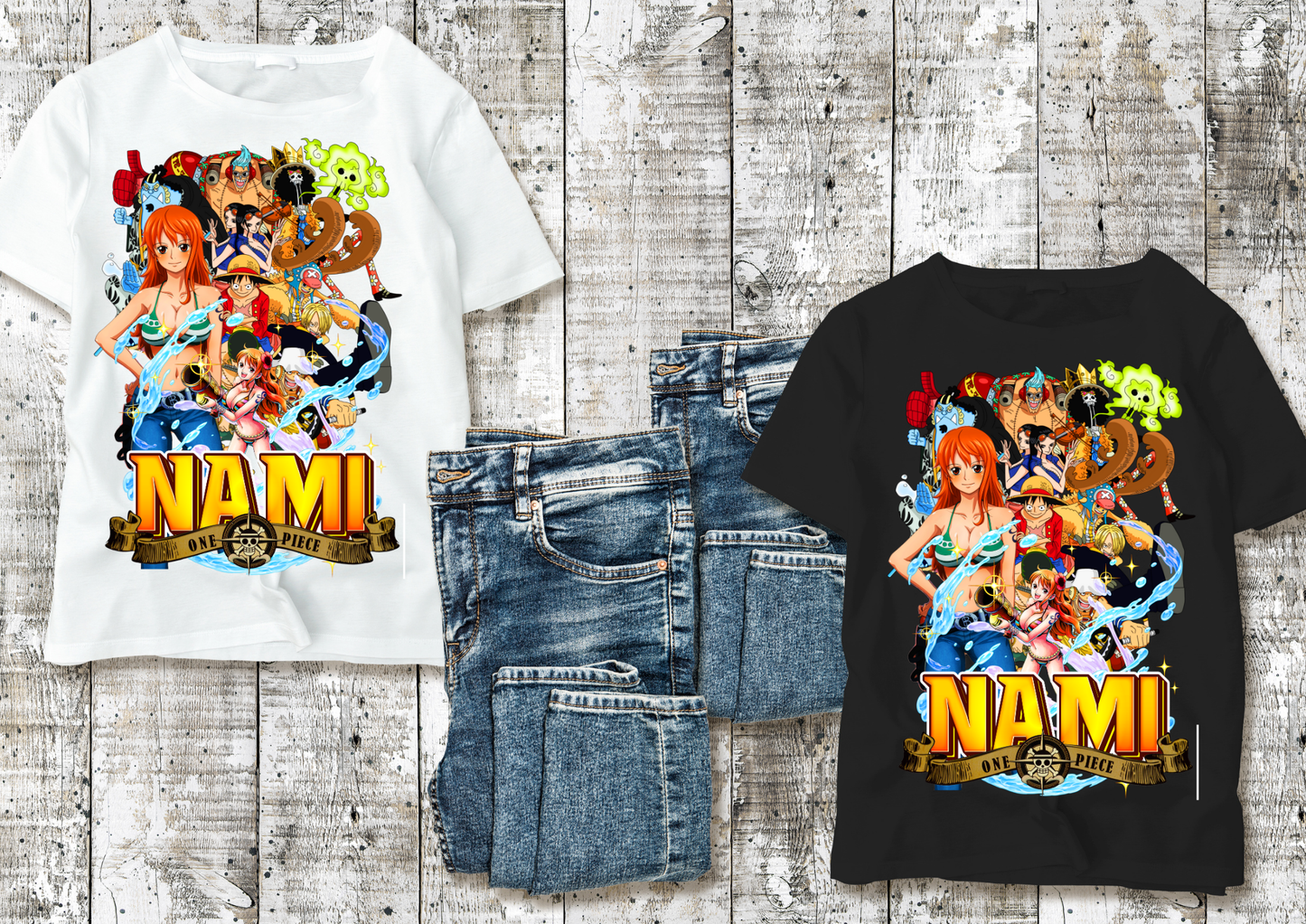 T-shirt One Piece 10 Modèles