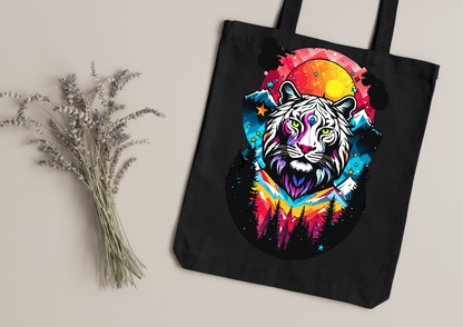 Tote Bag Psychedelic Designs – 100 modèles au choix – Noir ou Blanc