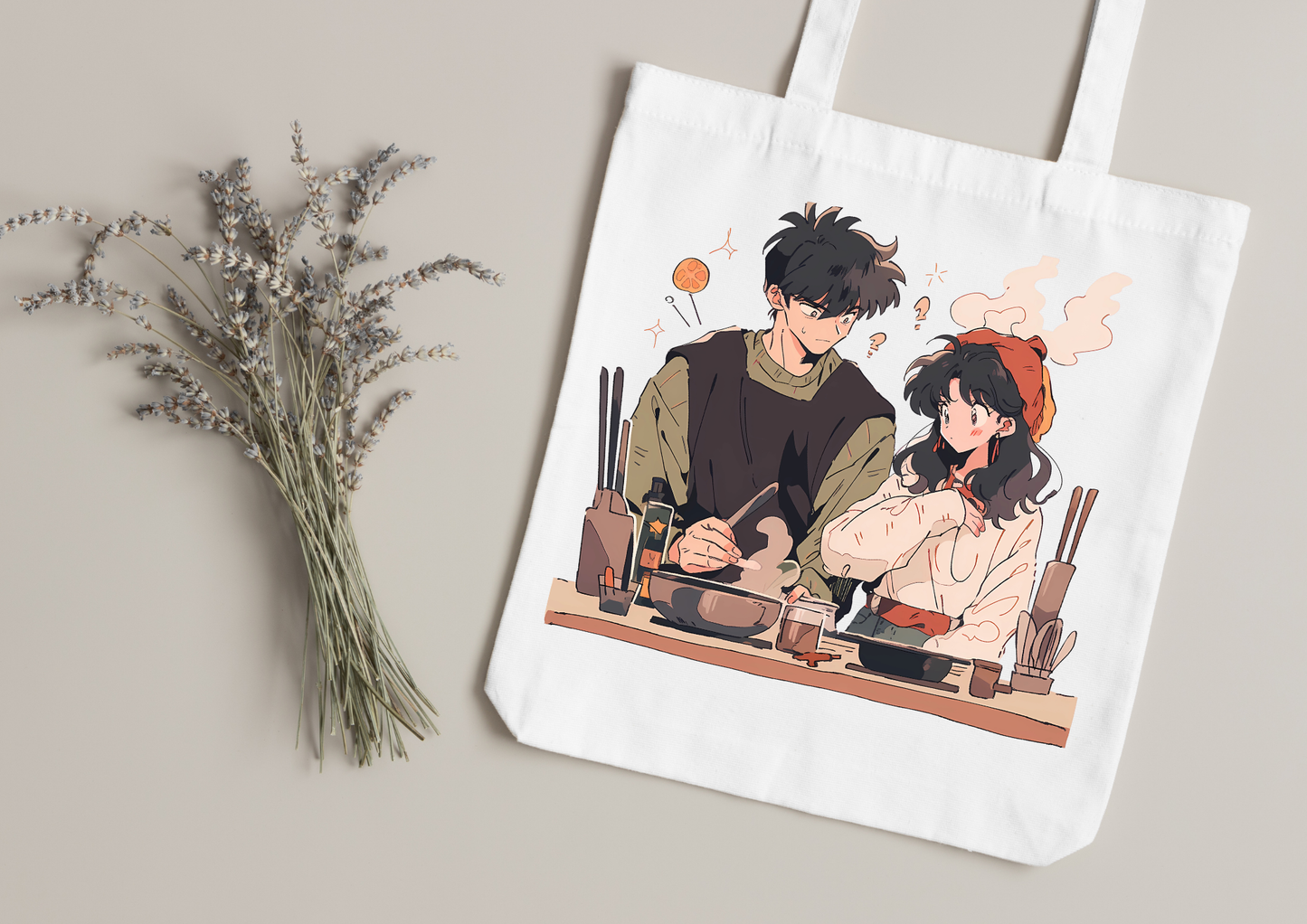 Tote Bag Retro Anime Nostalgia – 61 modèles au choix – Noir ou Blanc