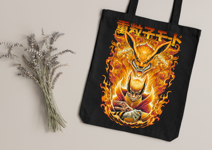 Tote Bag Anime – 104 modèles au choix – Noir