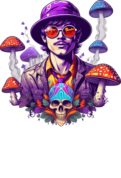 Psychedelic Designs – Fichier PNG Haute Qualité – 100 modèles au choix