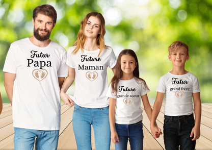 Tee Shirt enfant futur grand frère/grande sœur