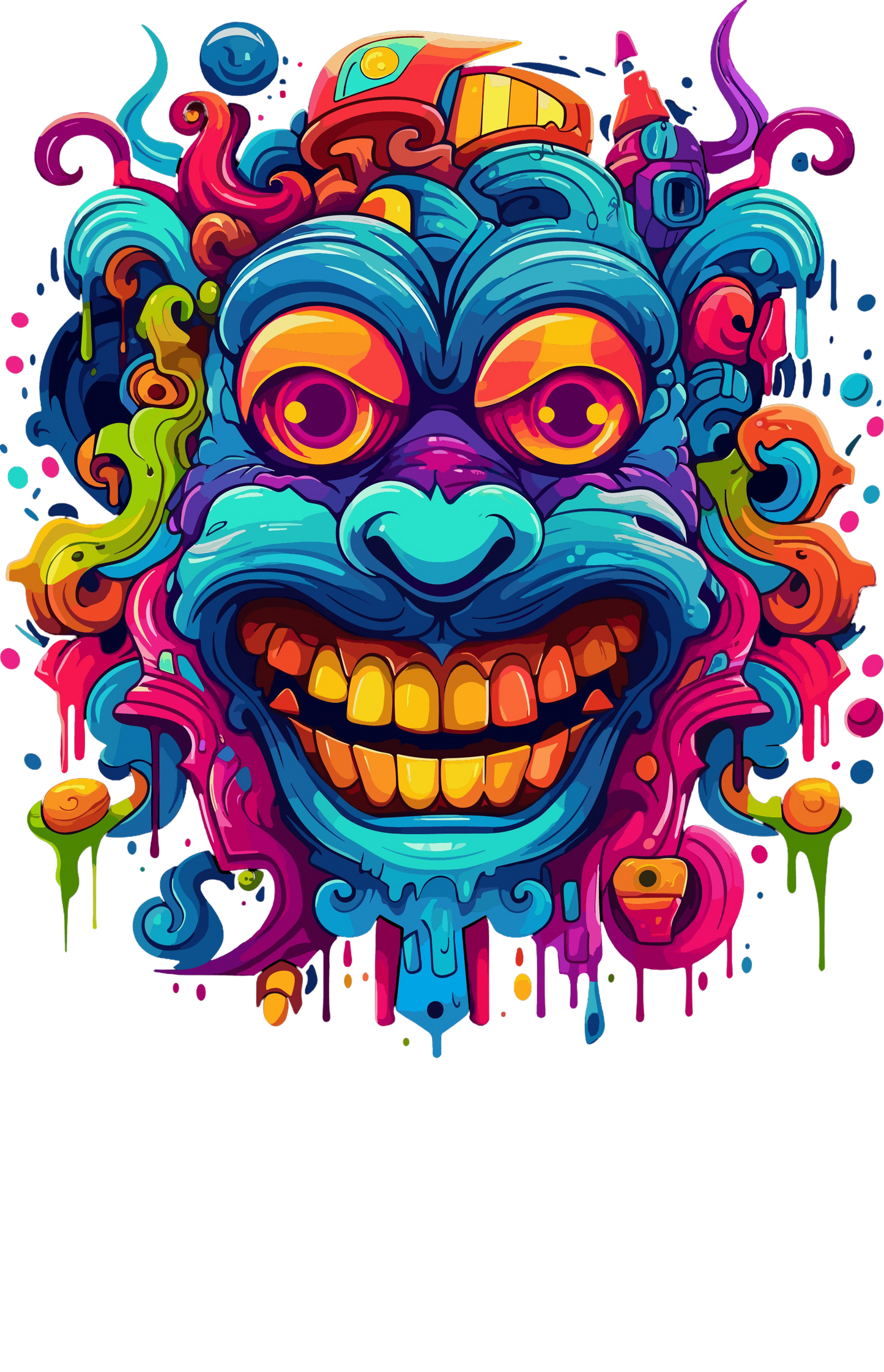 Psychedelic Designs – Fichier PNG Haute Qualité – 100 modèles au choix