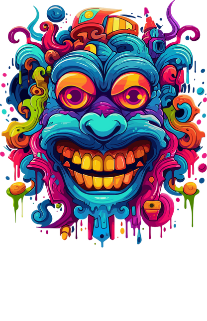 Psychedelic Designs – Fichier PNG Haute Qualité – 100 modèles au choix