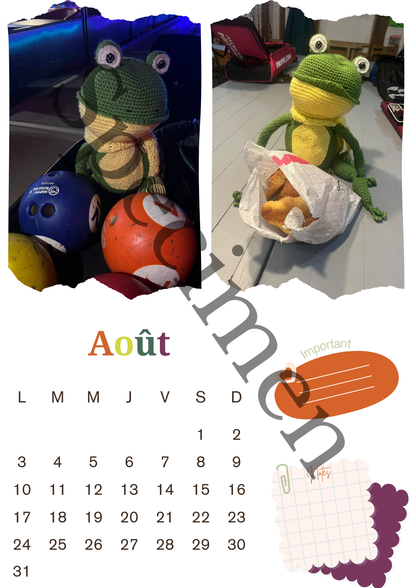 🗓️ Calendrier 2026 “Dame Aline” – L’année pleine d’humour et de bonne humeur !