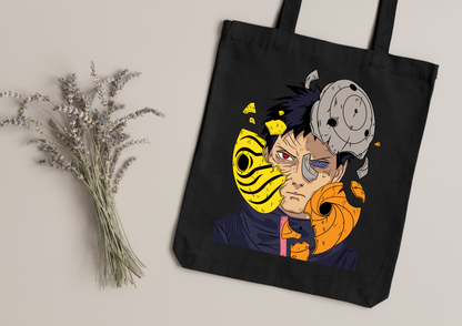 Tote Bag Anime – 104 modèles au choix – Noir