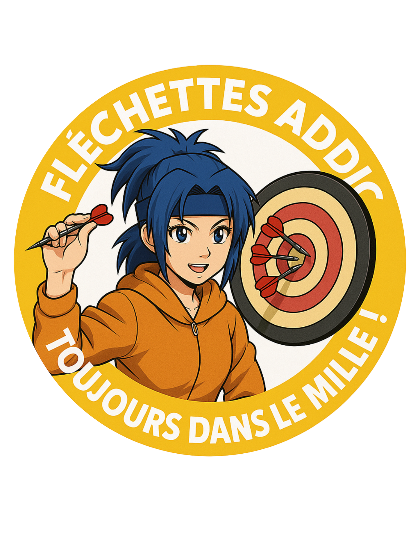 Stickers Fléchettes – Collection Manga 🎯✨