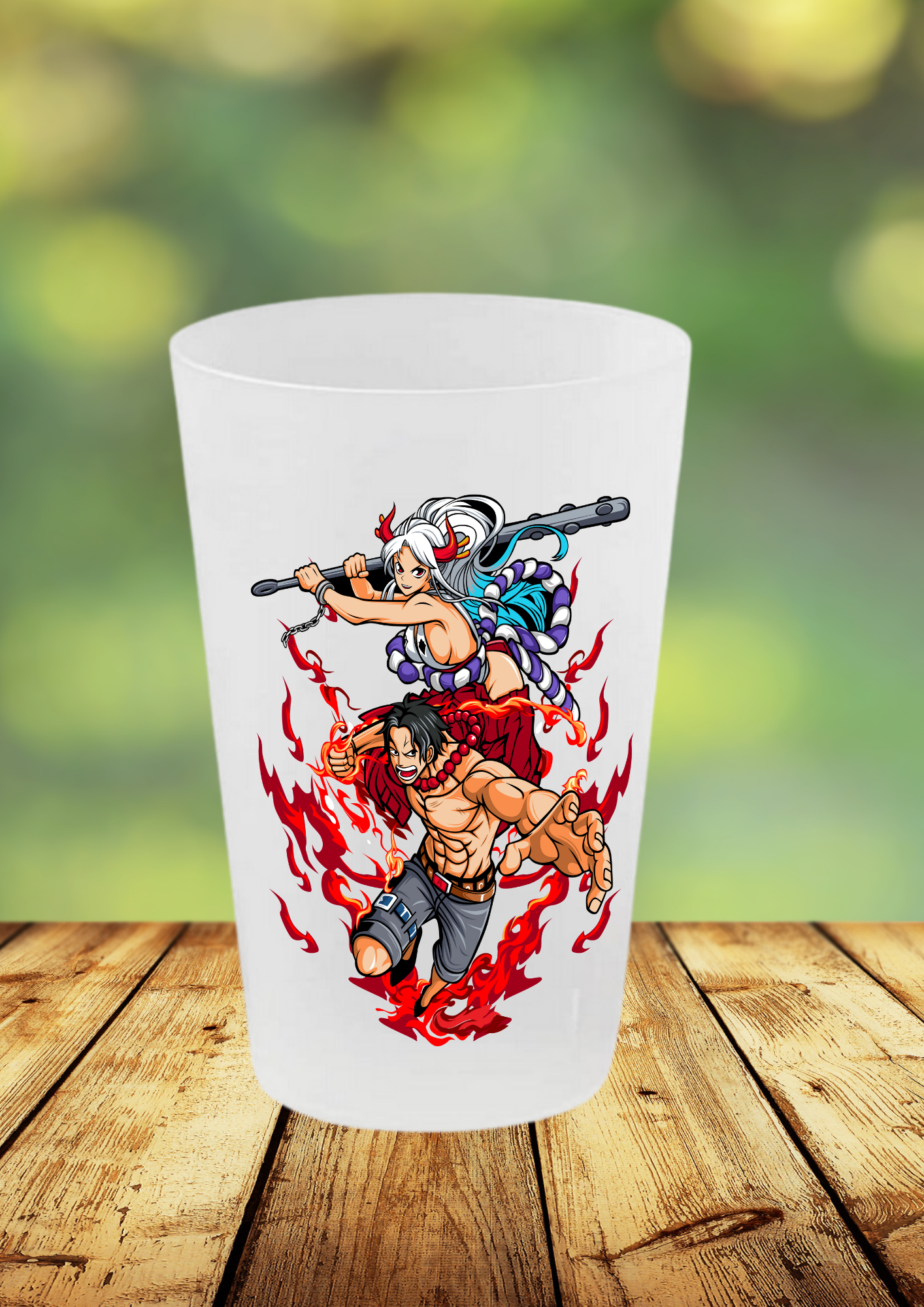 Gobelet One Piece – Impression DTF UV – 136 modèles au choix