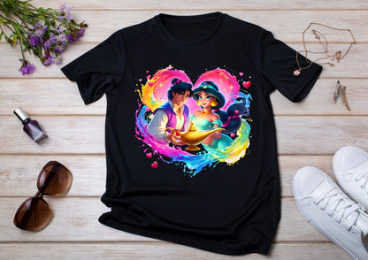 T-shirt Enfant Jasmine & Aladdin