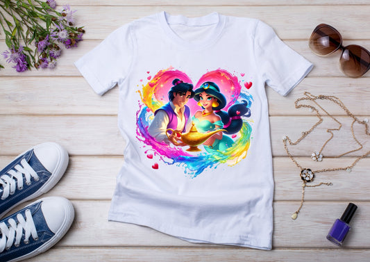 T-shirt Enfant Jasmine & Aladdin