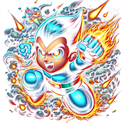 Fichier numérique Halftone Astro Boy – 28 modèles au choix
