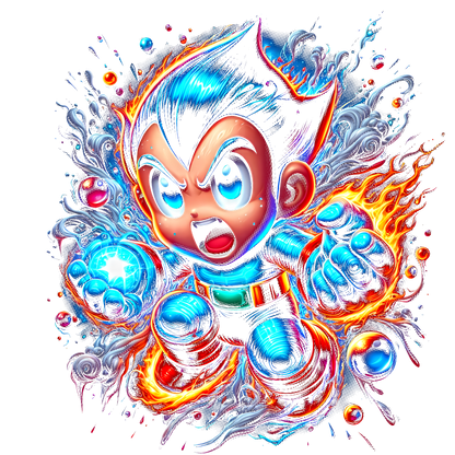 Fichier numérique Halftone Astro Boy – 28 modèles au choix