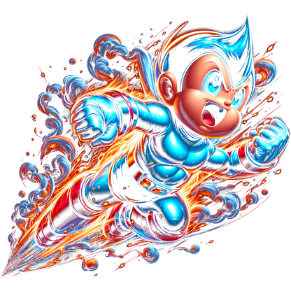Fichier numérique Halftone Astro Boy – 28 modèles au choix