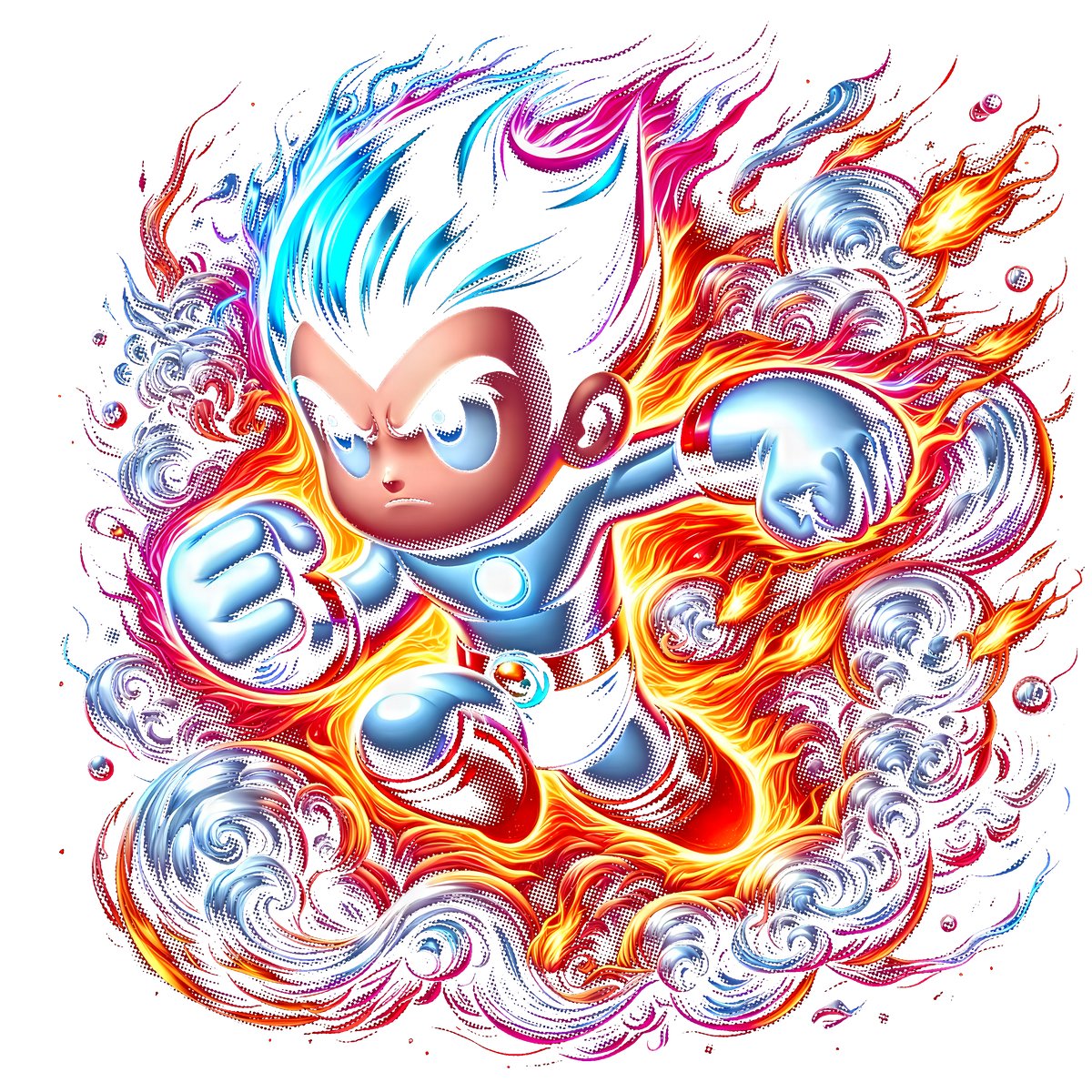 Fichier numérique Halftone Astro Boy – 28 modèles au choix
