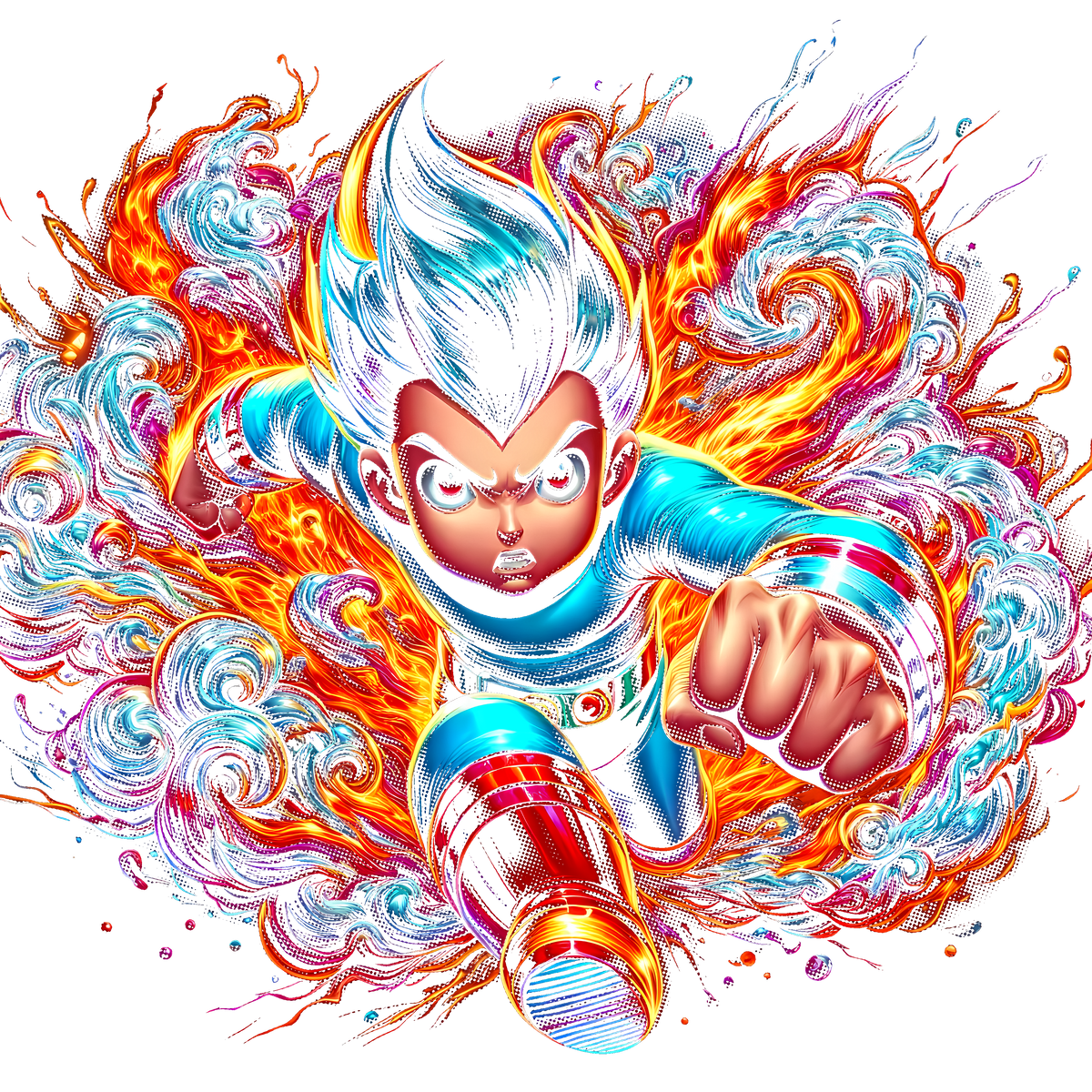 Fichier numérique Halftone Astro Boy – 28 modèles au choix