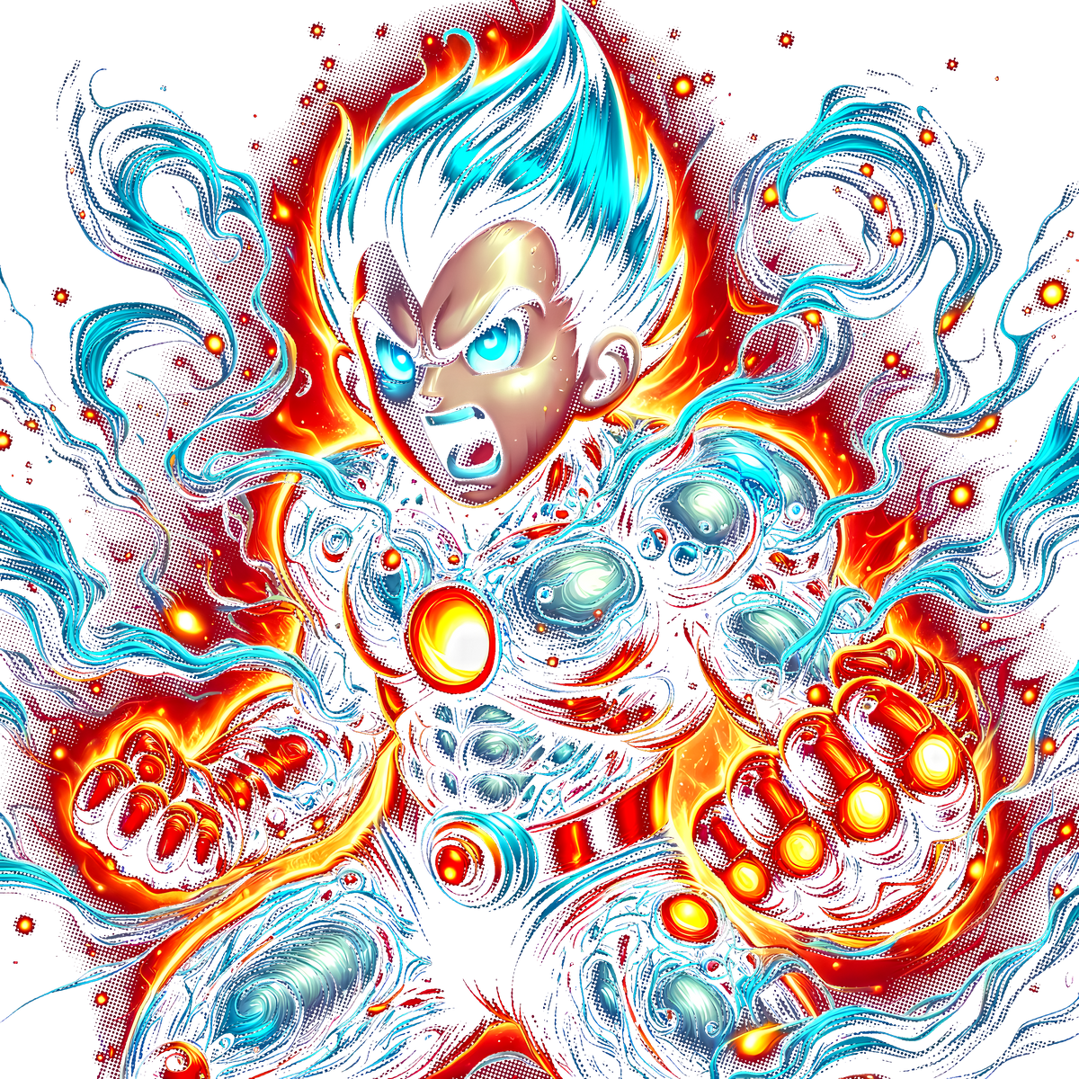 Fichier numérique Halftone Astro Boy – 28 modèles au choix