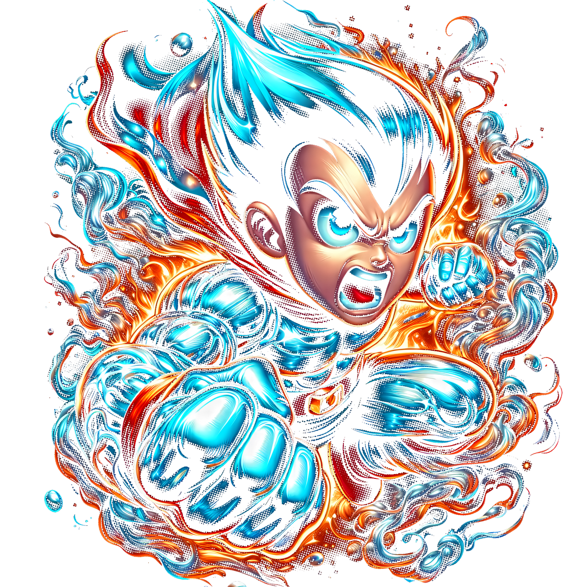 Fichier numérique Halftone Astro Boy – 28 modèles au choix