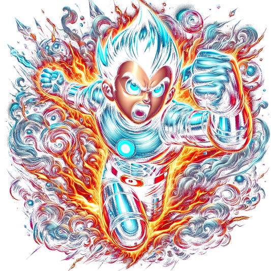 Modèle Halftone Astro Boy 01