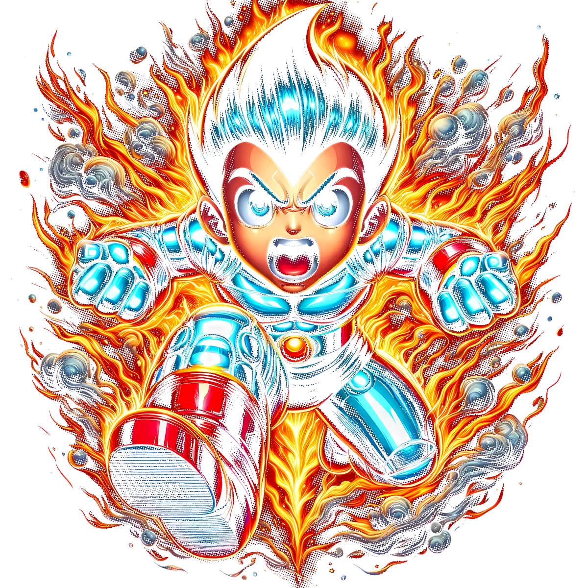 Fichier numérique Halftone Astro Boy – 28 modèles au choix