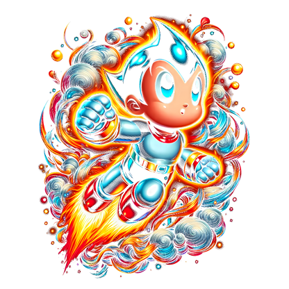 Fichier numérique Halftone Astro Boy – 28 modèles au choix