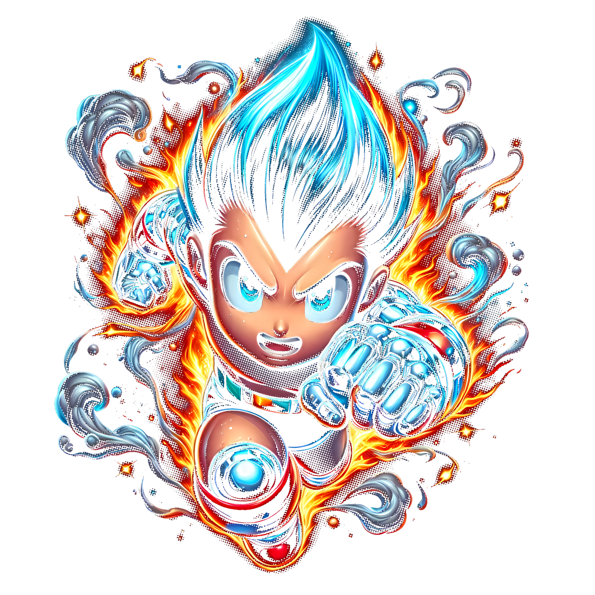 Fichier numérique Halftone Astro Boy – 28 modèles au choix