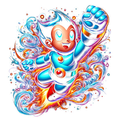 Fichier numérique Halftone Astro Boy – 28 modèles au choix