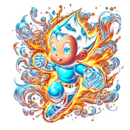 Fichier numérique Halftone Astro Boy – 28 modèles au choix