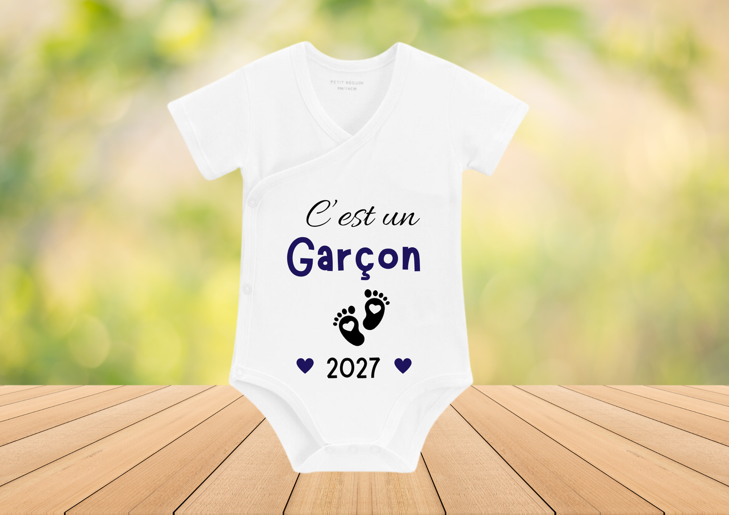👶 Body Bébé Personnalisé - Annonce Naissance 2026/2027