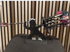 🎯 Support de Fléchettes – Design Guerrier – Impression 3D en PLA