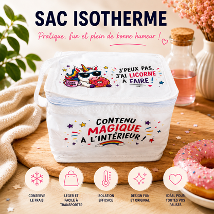Sac isotherme personnalisé – Compact, pratique et original (3 L)