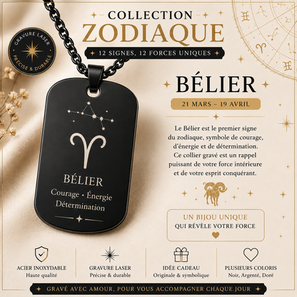 Collier avec pendentif carré brillant – 12 modèles au choix