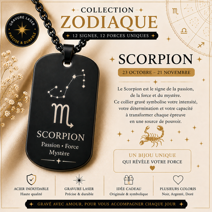 Collier avec pendentif carré brillant – 12 modèles au choix