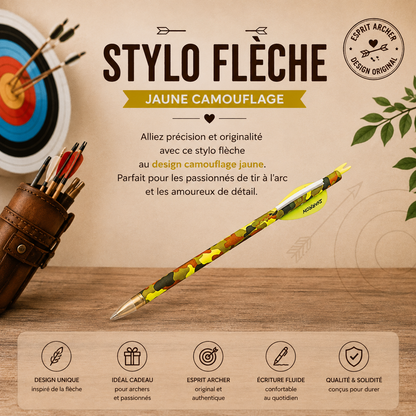 Stylo flèche Sharrow – Design Archerie