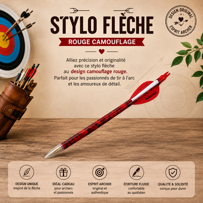 Stylo flèche Sharrow – Design Archerie