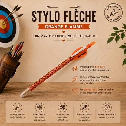 Stylo flèche Sharrow – Design Archerie