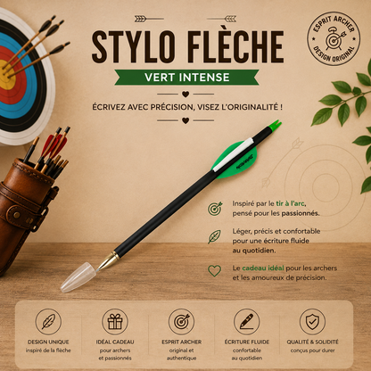 Stylo flèche Sharrow – Design Archerie