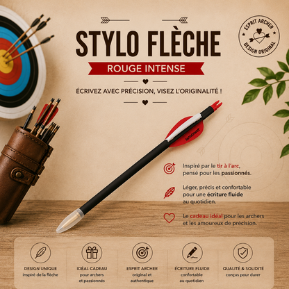 Stylo flèche Sharrow – Design Archerie