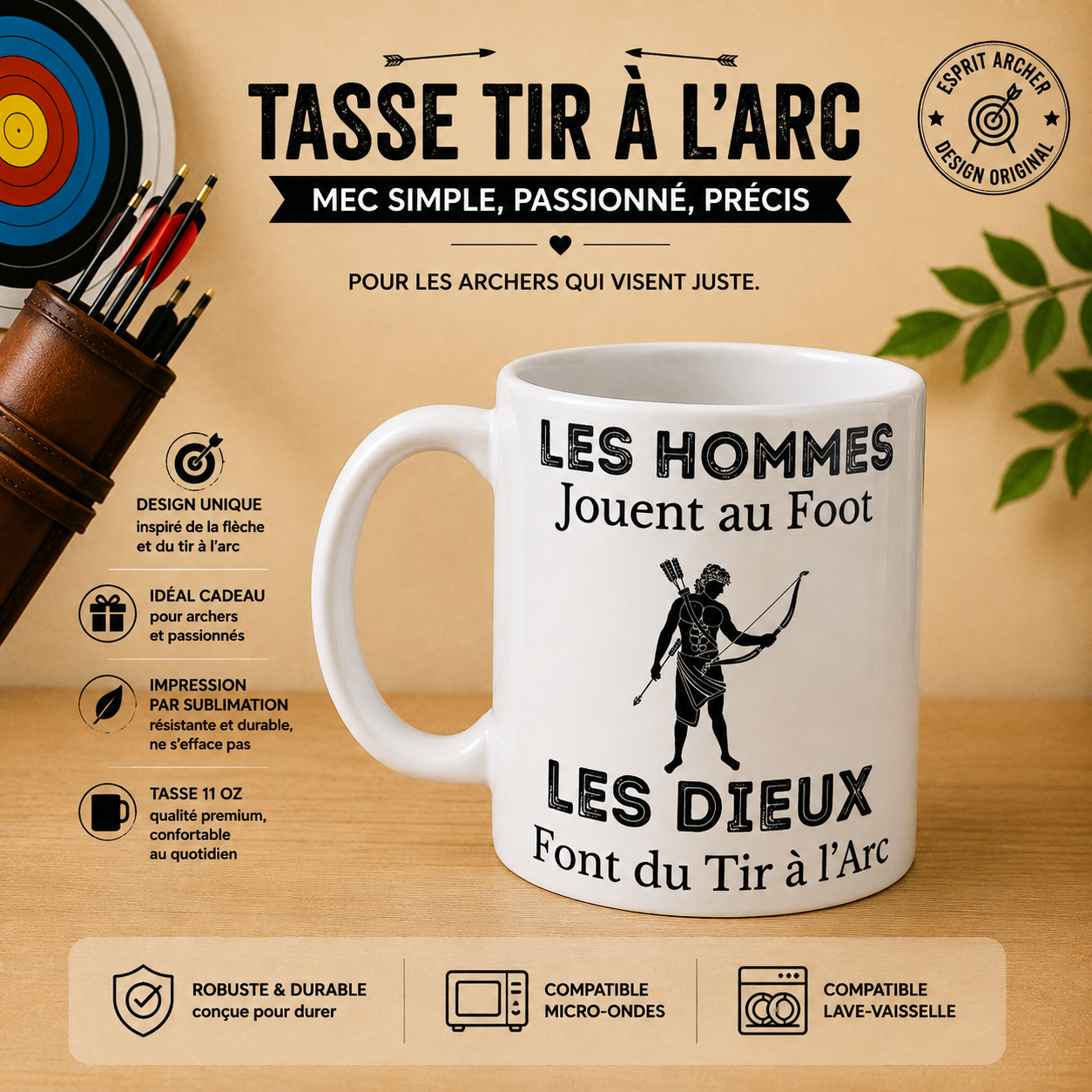 Mug - "Archery" Collection (5 Designs to choose from)