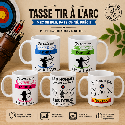 Mug - "Archery" Collection (5 Designs to choose from)