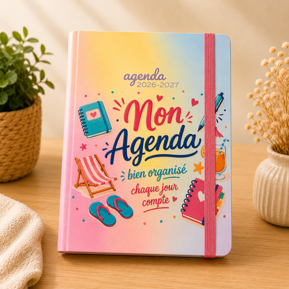 Agenda scolaire 2026-2027 « Mon agenda, mon organisation »
