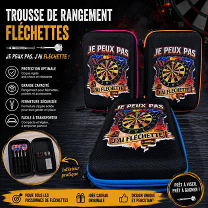 🎯🎒 Trousse rigide fléchettes