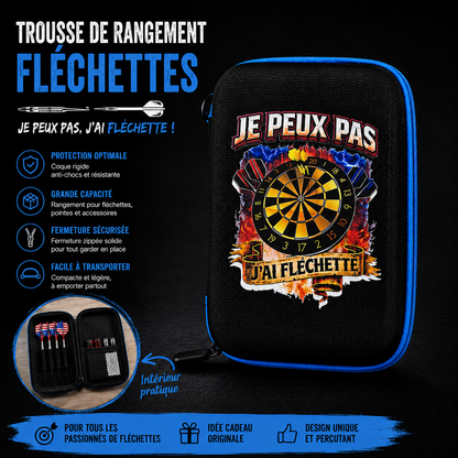 🎯🎒 Trousse rigide fléchettes